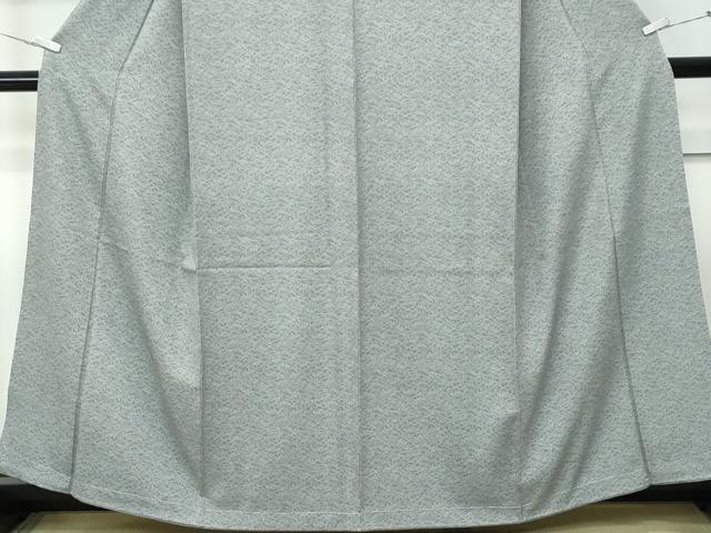 平和屋本店●極上 人間国宝 小宮康孝 江戸小紋 扇面 さすまた 利休鼠色地 三越扱い 逸品 未使用 CZAA5735s6