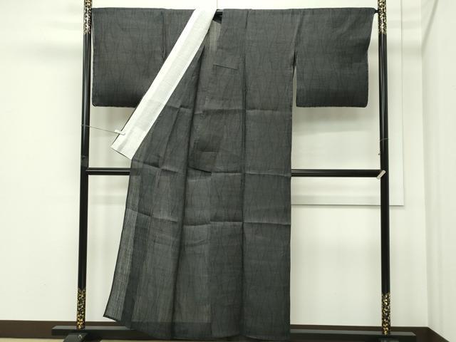 平和屋本店*極上 夏物 重要無形文化財 本場宮古上布 立涌文様 井筒屋謹製 苧麻 たとう紙付き 逸品 CZAA5767s6