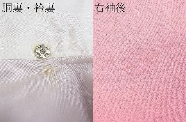 平和屋着物■色留訪問着 霞花唐草文 正絹 逸品 DAAD5443rt