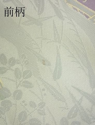 平和屋着物■六通柄袋帯 葡萄蔦の葉文 金糸 逸品 DAAF6807du