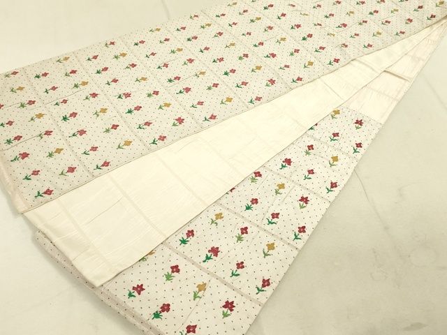 平和屋着物◎六通柄袋帯 横段花文 逸品 DAAI2616ox
