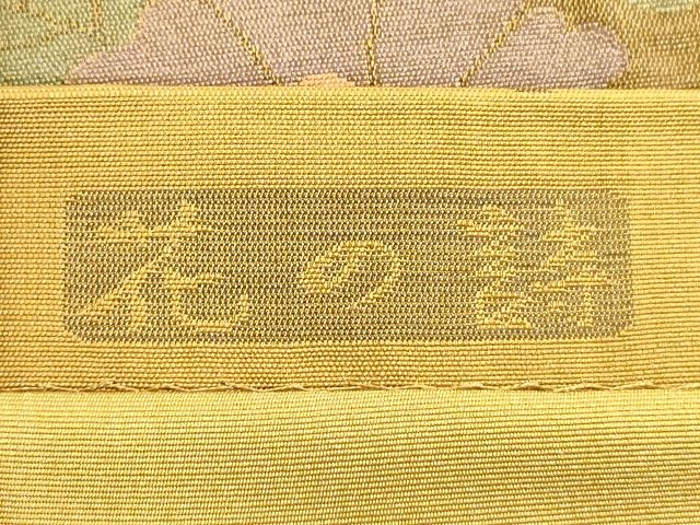 平和屋着物◎六通柄袋帯 花の詩 更紗花丸文 逸品 DAAI2641ox