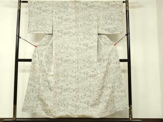 平和屋着物■上質なお召 人物風景文 正絹 逸品 DAAI2887ox