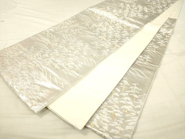 平和屋着物◎六通柄袋帯 立波松文 金銀糸 逸品 DAAI3785tw