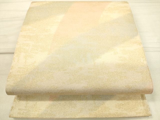 平和屋着物◎砂子綴れ 全通柄袋帯 抽象文様 金糸 逸品 DAAI3848tw
