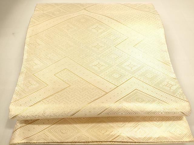 平和屋着物◎佐賀錦 両面 六通柄袋帯 吉祥風景文 金糸 正絹 逸品 DAAI5711op