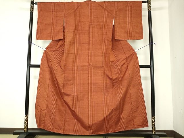 平和屋着物■上質な紬 縞 逸品 DAAI7187we