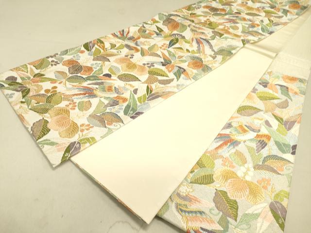 平和屋着物●六通柄袋帯 唐織 桐鳳凰文 金糸 ますいわ屋扱い 正絹 逸品 未使用 DAAI7844fe