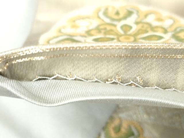 平和屋着物◎六通柄袋帯 古代の旅 蝋纈と正倉院華文 金糸 正絹 逸品 DAAK7690xg