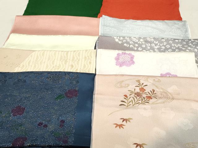平和屋着物★和装小物 上質な帯揚げ 10枚セット 逸品 DAAK9926qa