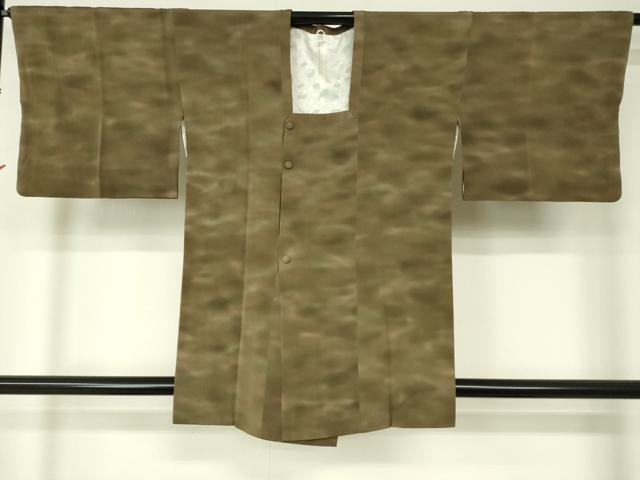平和屋着物■道行コート 霞文 暈し染め 正絹 逸品 DAAL9252cm