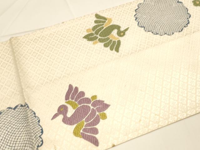 平和屋着物■六通柄袋帯 唐織 御綾染 吉祥粋華 金糸 正絹 逸品 DAAL9732op
