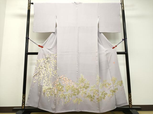 平和屋着物●本加賀友禅作家 茶谷孝志 色留袖 枝花文 正絹 逸品 DAAM1300ud