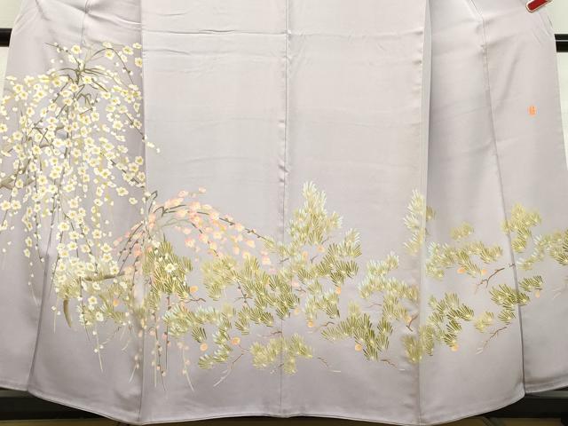 平和屋着物●本加賀友禅作家 茶谷孝志 色留袖 枝花文 正絹 逸品 DAAM1300ud