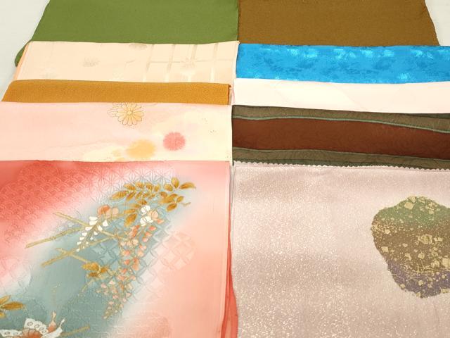 平和屋着物★和装小物 上質な帯揚げ 10枚セット 逸品 DAAM7516qa