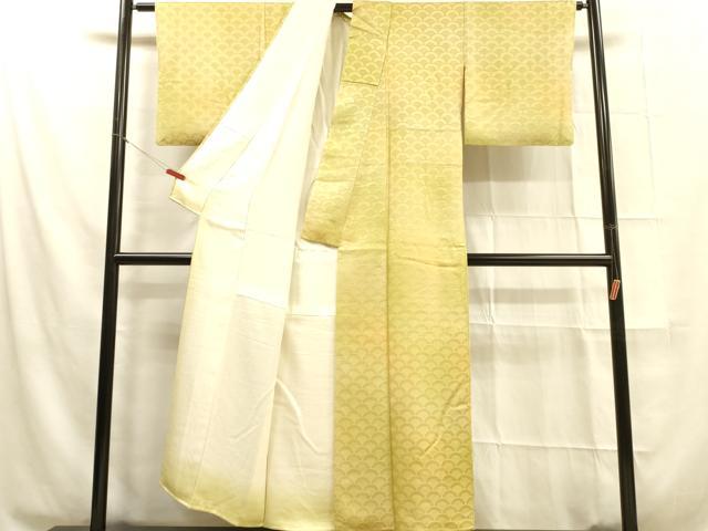 平和屋着物■上質な小紋 青海波地紋 暈し染め 正絹 逸品 DAAO5173zy