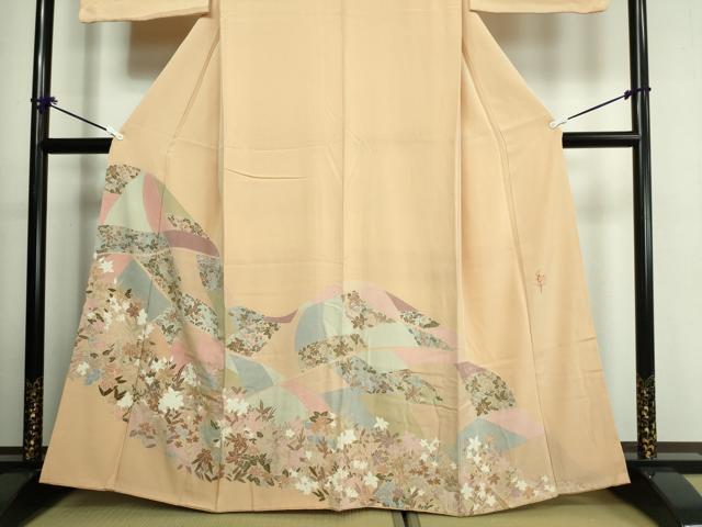 平和屋着物■豪華色留袖 作家物 草花文 正絹 逸品 DAAO7189sf