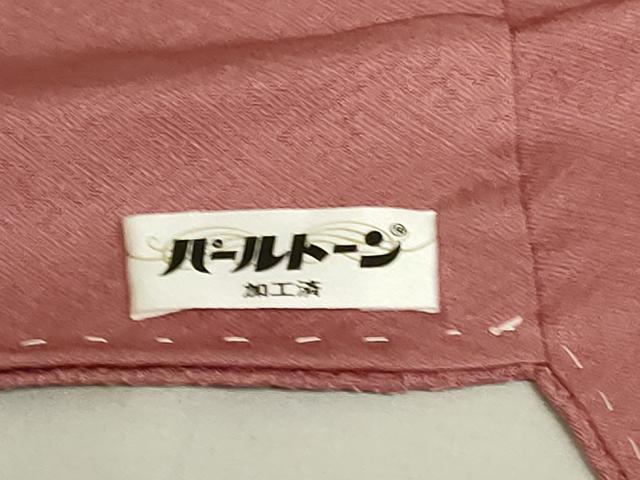 平和屋着物■上質な色無地 霞地紋 薄紅色 正絹 逸品 DAAO7708cm