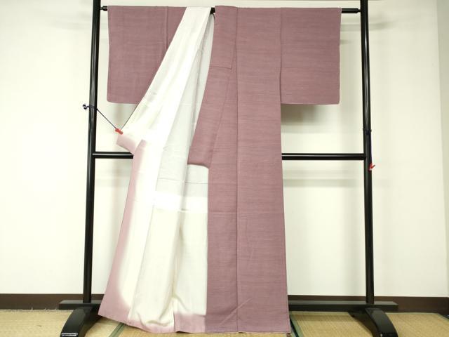 平和屋着物■上質な小紋 霞文 正絹 逸品 DAAO7725cm