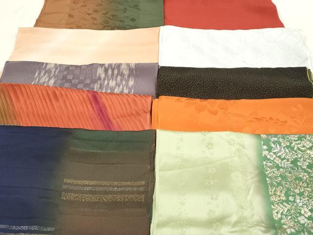 平和屋本店■和装小物 帯揚げ10枚 逸品 未使用 DZAA10518kh5