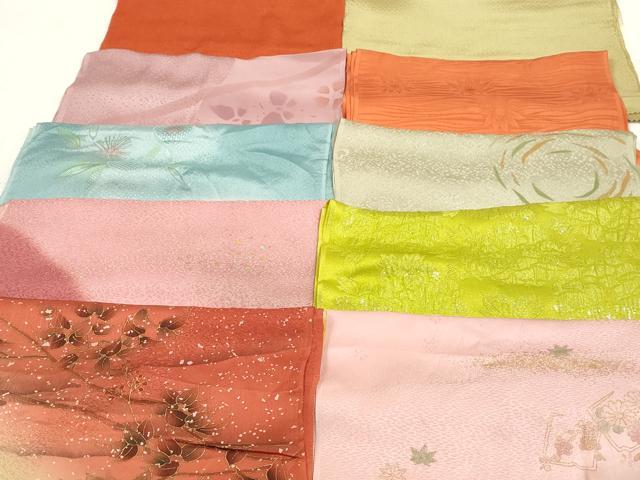 平和屋本店■和装小物 帯揚げ10枚 逸品 未使用 DZAA10522kh5