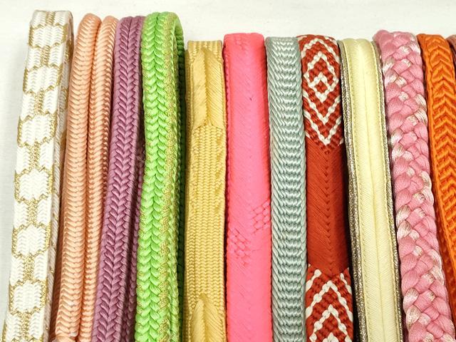 平和屋着物●和装小物 帯締め20本 高麗組 亀甲組 冠組 笹浪組 金銀糸 逸品 DAAP5141by
