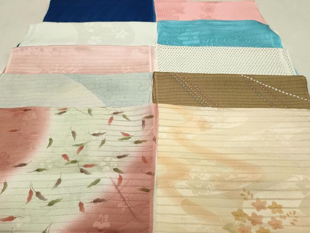 平和屋着物＊夏物 和装小物 帯揚げ10枚 全て正絹 未使用品あり 逸品  