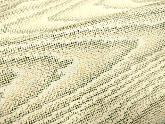 平和屋着物▽上質な紬 単衣 流水文 正絹 逸品 DAAP7376du