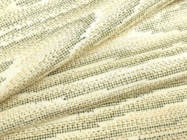 平和屋着物▽上質な紬 単衣 流水文 正絹 逸品 DAAP7376du
