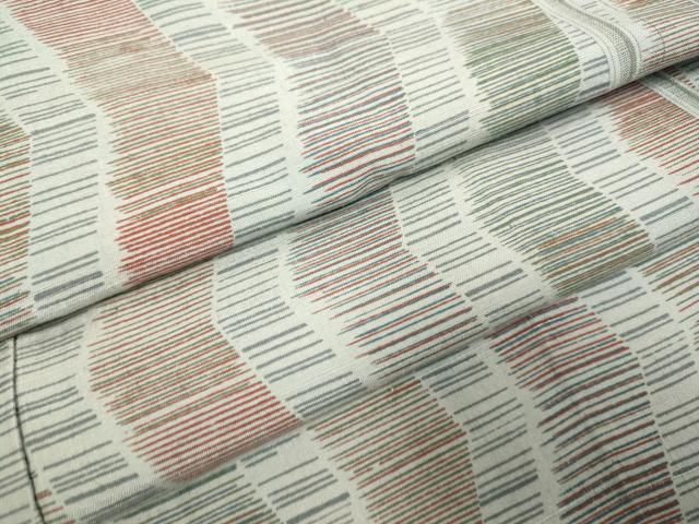 平和屋着物▽上質な紬 単衣 変わり間道 正絹 逸品 DAAP7491du