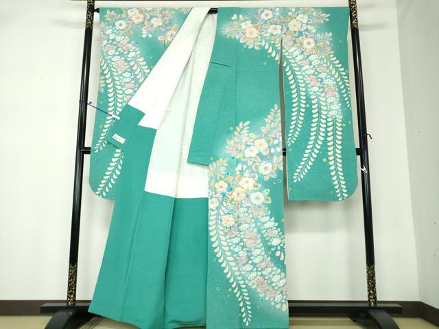 平和屋着物●豪華振袖 絞り 辻が花 暈し染め やまと誂製 正絹 逸品 DAAQ3001ps