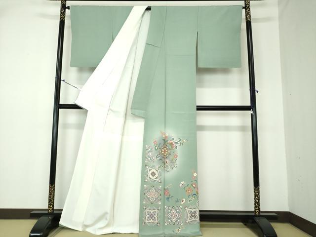 平和屋着物●豪華色留袖 作家物 正倉院更紗花文 暈し染め 金彩 正絹 逸品 DAAQ3124ps