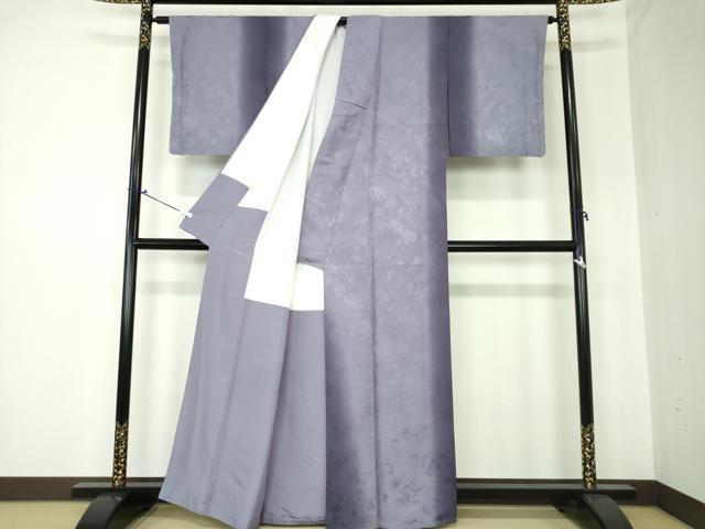 平和屋着物●染色作家 奥田祐斎 小紋 霞地紋 暈し染め 正絹 逸品 DAAQ3311ps
