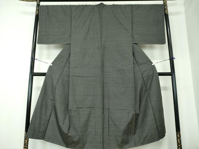 平和屋着物●男性 本場大島紬 亀甲柄 正絹 逸品 未使用 DAAQ3346ps