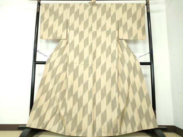 平和屋着物●上質な紬 変わり間道 正絹 逸品 DAAQ3432ps