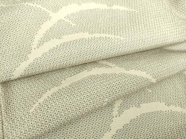 平和屋着物●本塩沢 110亀甲 雪芝文 やまと誂製 正絹 逸品 DAAQ3435ps
