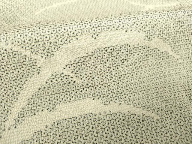 平和屋着物●本塩沢 110亀甲 雪芝文 やまと誂製 正絹 逸品 DAAQ3435ps