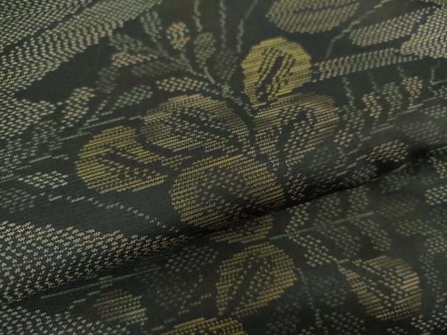 平和屋着物●本場大島紬 松皮菱花文 正絹 逸品 DAAQ3456ps