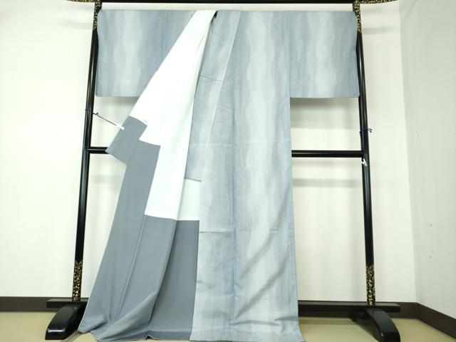 平和屋着物●上質な紬 霞間道 ロング丈 正絹 逸品 DAAQ3517ps