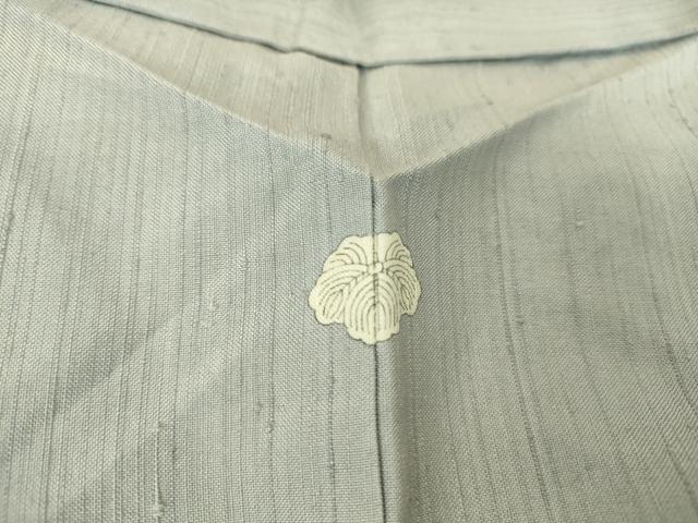 平和屋着物▽上質な紬 単衣 淡藤色 正絹 逸品 DAAQ3566az