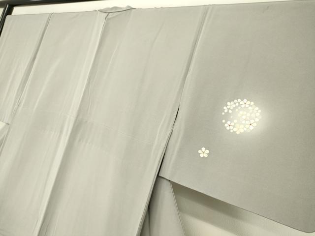 平和屋着物▽訪問着 単衣 総刺繍 花丸文 蛍暈し 金糸 正絹 逸品 DAAQ3610az