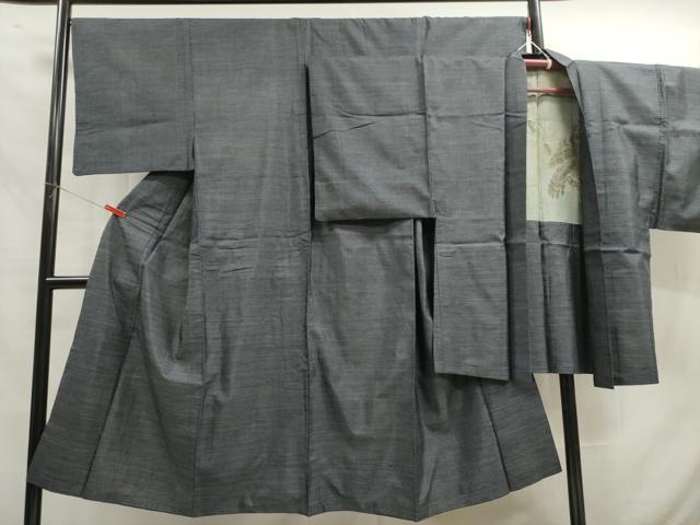 平和屋着物□男性 本場大島紬 アンサンブル 亀甲柄 正絹 逸品