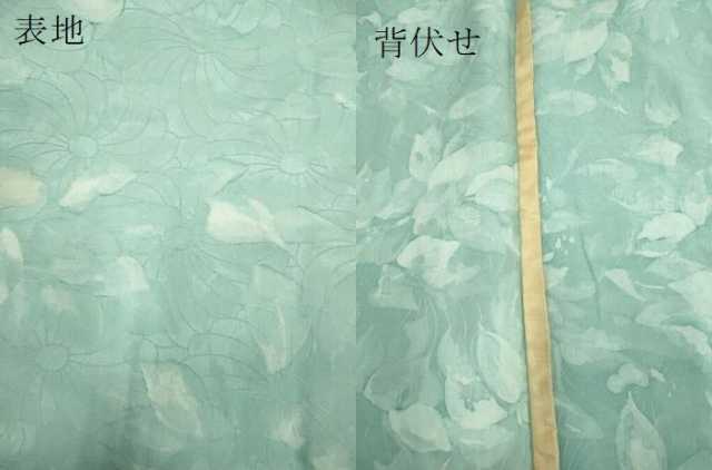 平和屋着物▽上質な小紋 単衣 草花文 正絹 逸品 DAAQ7522du