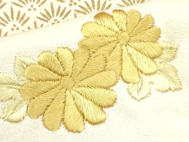 平和屋着物●訪問着 刺繍 貝桶文箱花文 金彩 正絹 逸品 DAAR0101yyy