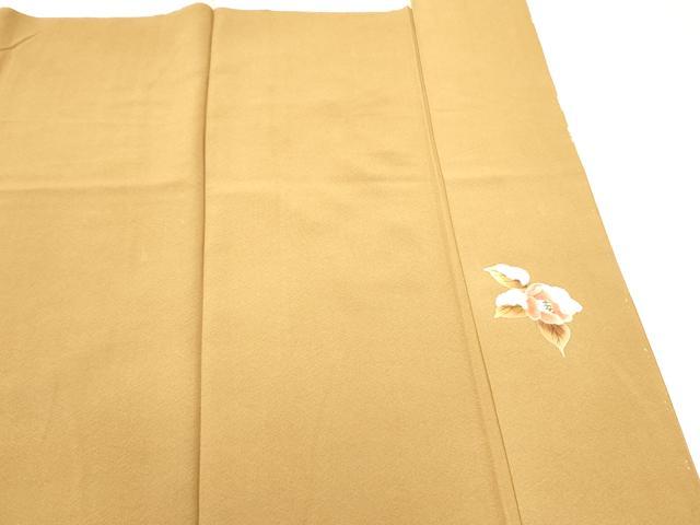 平和屋着物●訪問着 手描き 雪持椿 正絹 逸品 未使用 DAAR0191yyy