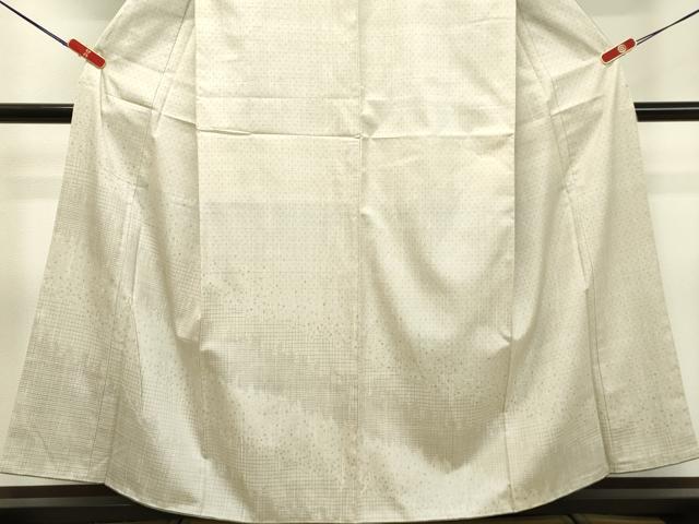 平和屋着物●訪問着 紬地 霞文 正絹 逸品 DAAR4514tw