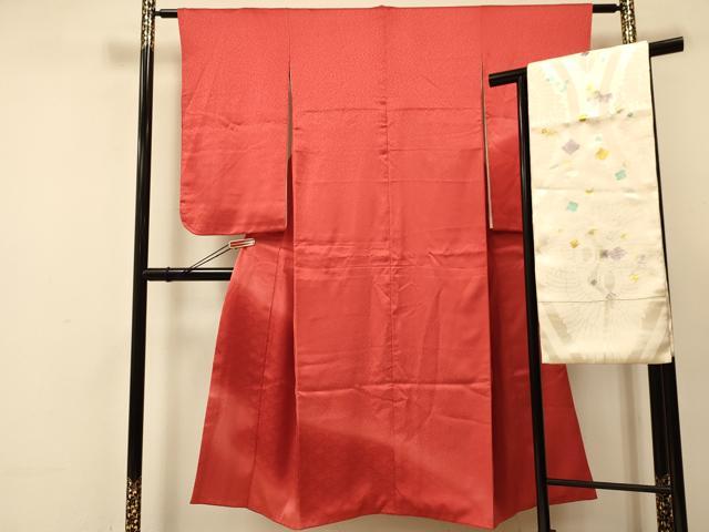 平和屋着物∵女の子 十三参り 子供 祝着・袋帯セット 青海波地紋 暈し染め 逸品 DAAR6383ma