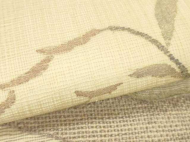 平和屋着物*夏物 太鼓柄袋帯 稲穂 金糸 正絹 逸品 DAAR6999cm