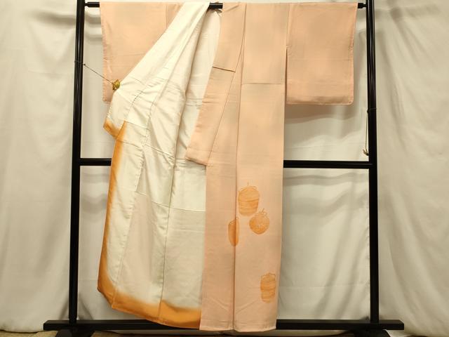 平和屋着物■色留訪問着 仕覆文 地紋起こし 暈し染め 正絹 逸品 DAAR7277we