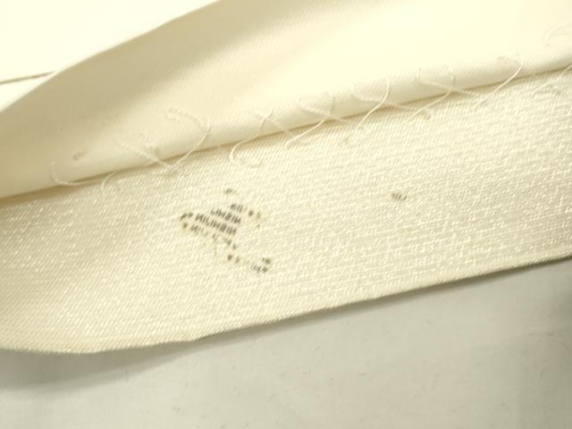 平和屋着物▼西陣 太鼓柄袋帯 螺鈿 雪輪花松文 金彩 正絹 逸品 DAAR8861fe